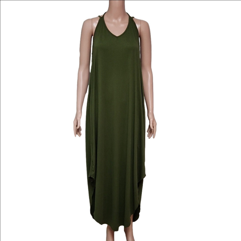 Earo long strappy dress